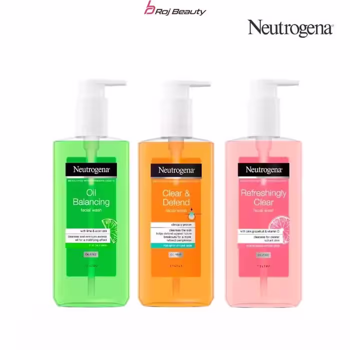 ژل شستشوی نوتروژینا در3عصارهNeutrogena