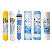 فیلتر دستگاه تصفیه کننده آب آکوا پیورست مدل PAC-NEW06 مجموعه 5 عددی به همراه فیلتر فیلمتک مدل 001