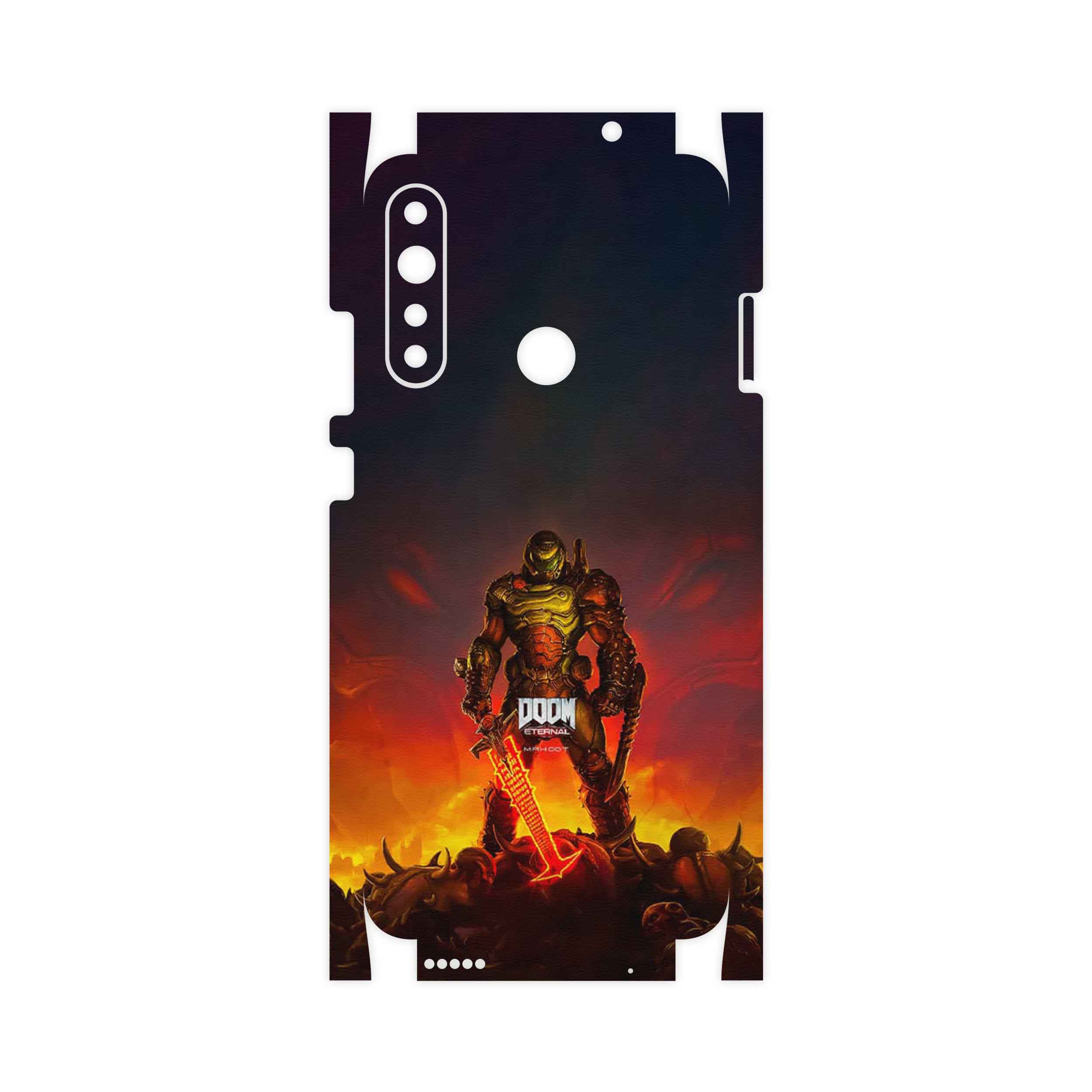 برچسب پوششی ماهوت مدل DOOM Game Series-FullSkin مناسب برای گوشی موبایل جی پلاس P10 Plus