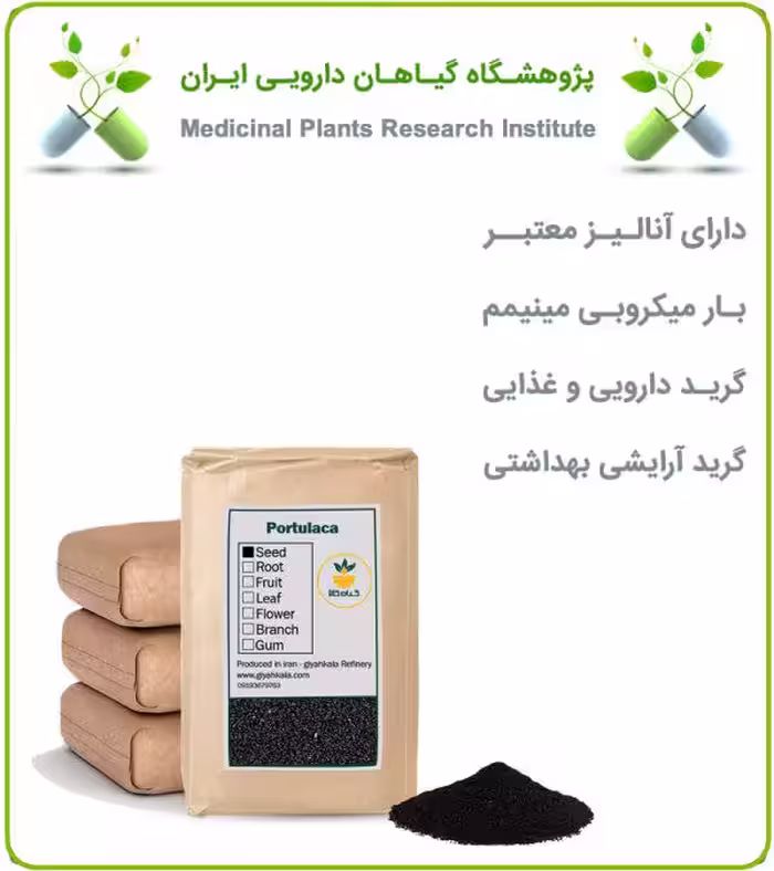 بذر خرفه خشک فله