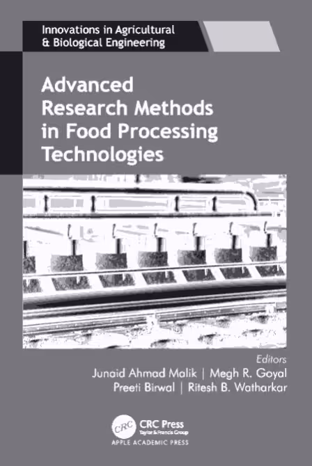 خرید و دانلود نسخه کامل کتاب ADVANCED RESEARCH METHODS IN FOOD PROCESSING TECHNOLOGIES - PDF