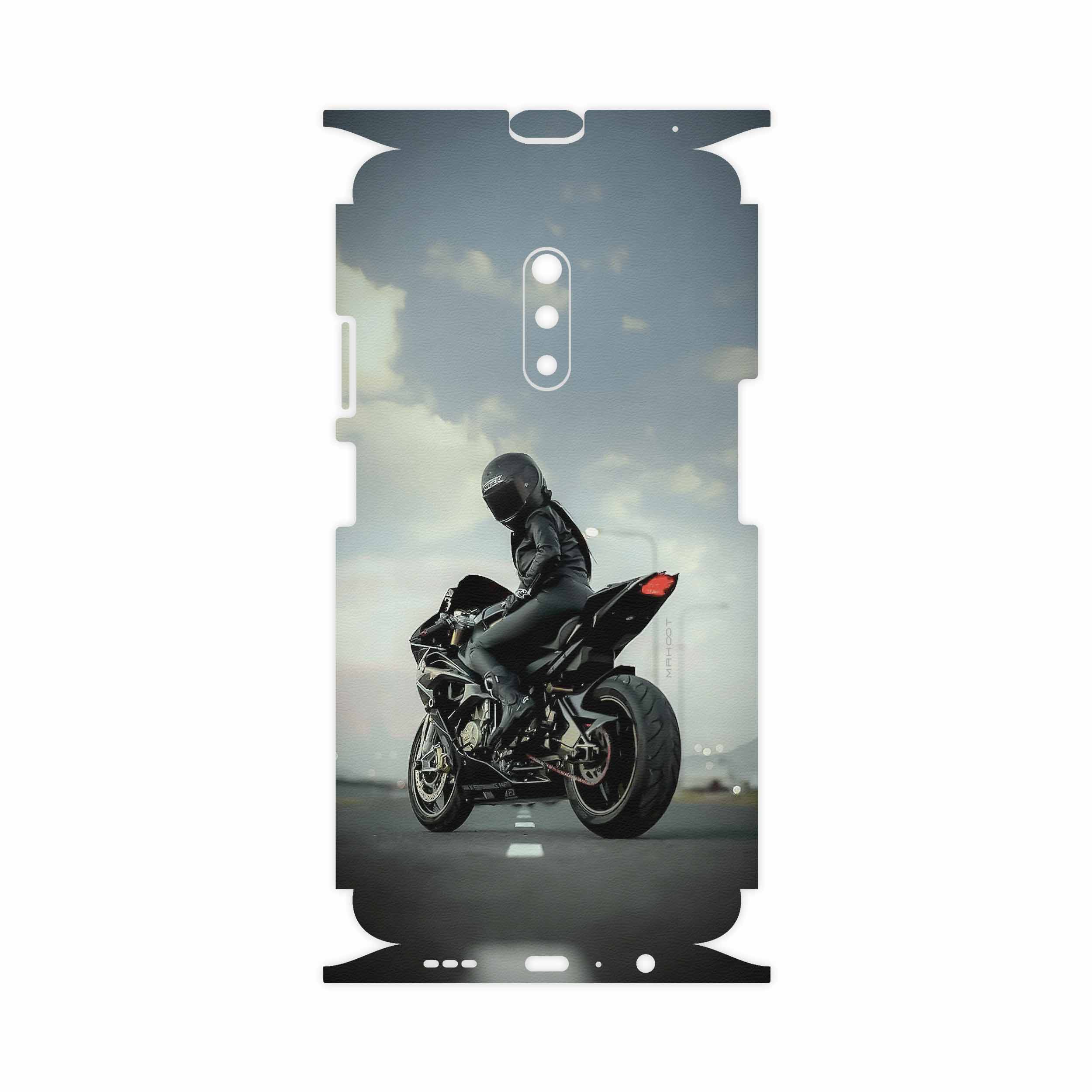 برچسب پوششی ماهوت مدل Motorcycling-FullSkin مناسب برای گوشی موبایل اپو Realme X