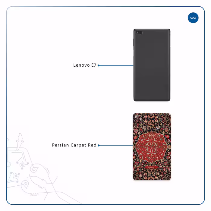 برچسب پوششی ماهوت مدل Iran-Carpet6 مناسب برای تبلت لنوو E7