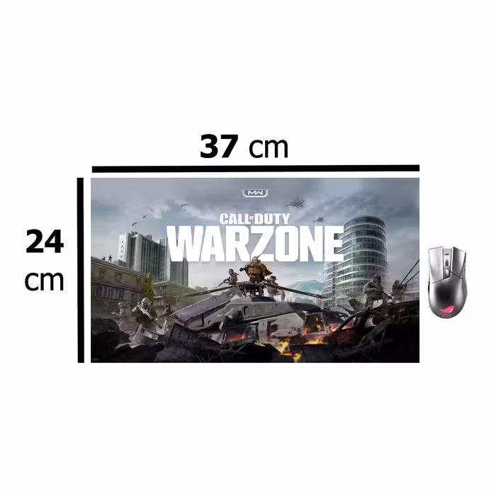 ماوس پد مخصوص بازی مدل COD Warzone