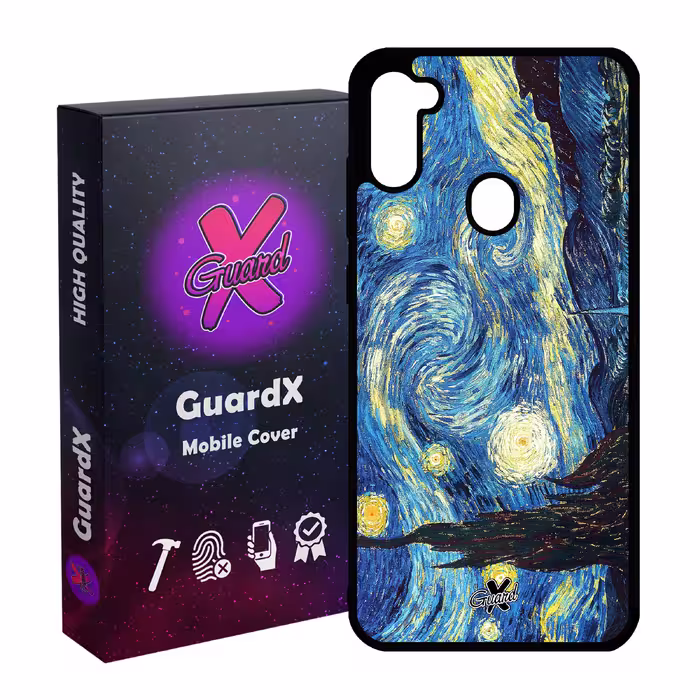 کاور گارد ایکس طرح Starry Night مدل Glass10110 مناسب برای گوشی موبایل سامسونگ Galaxy A11 / M11