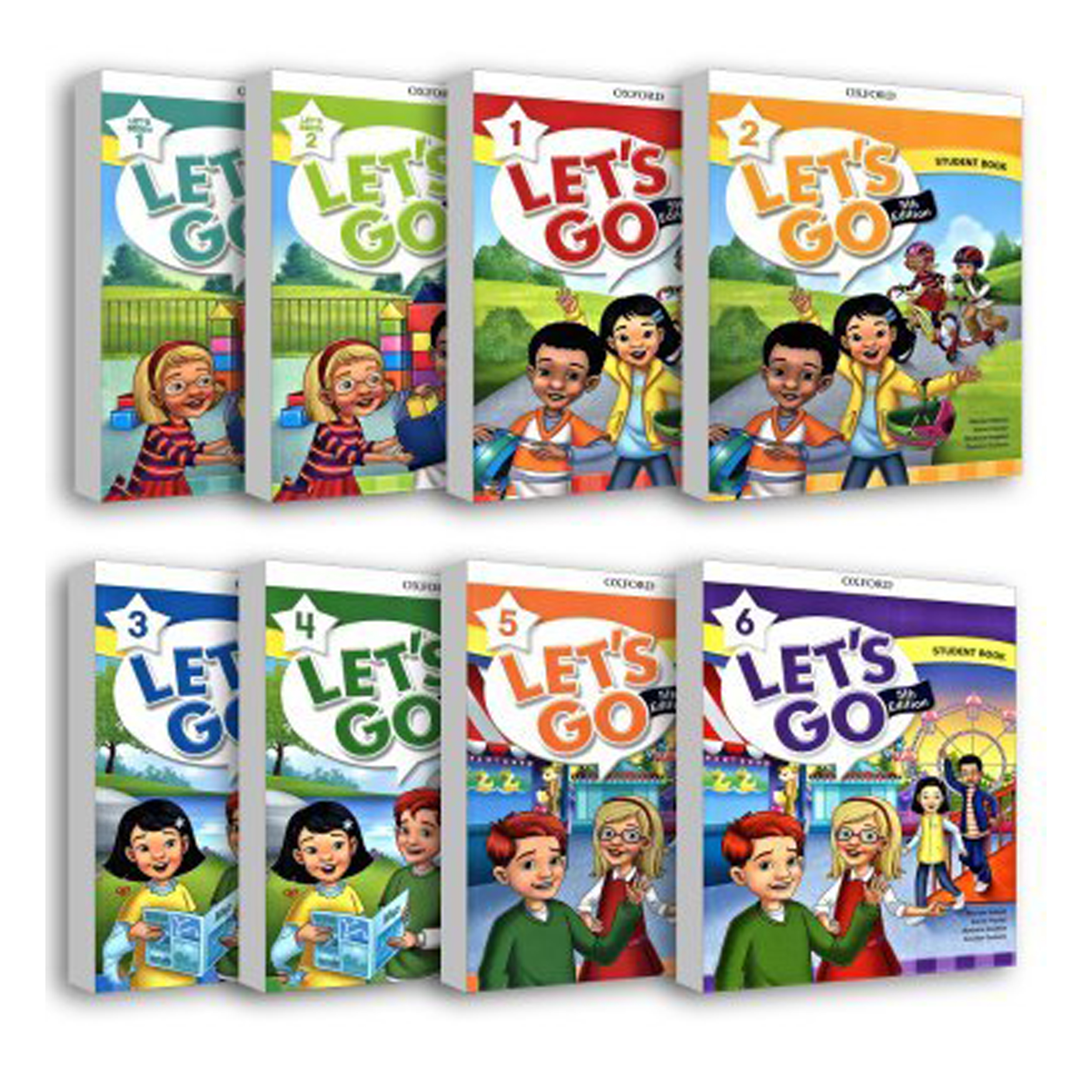 کتاب Lets Go 5th اثر جمعی از نویسندگان انتشارات هدف نوین 8 جلدی