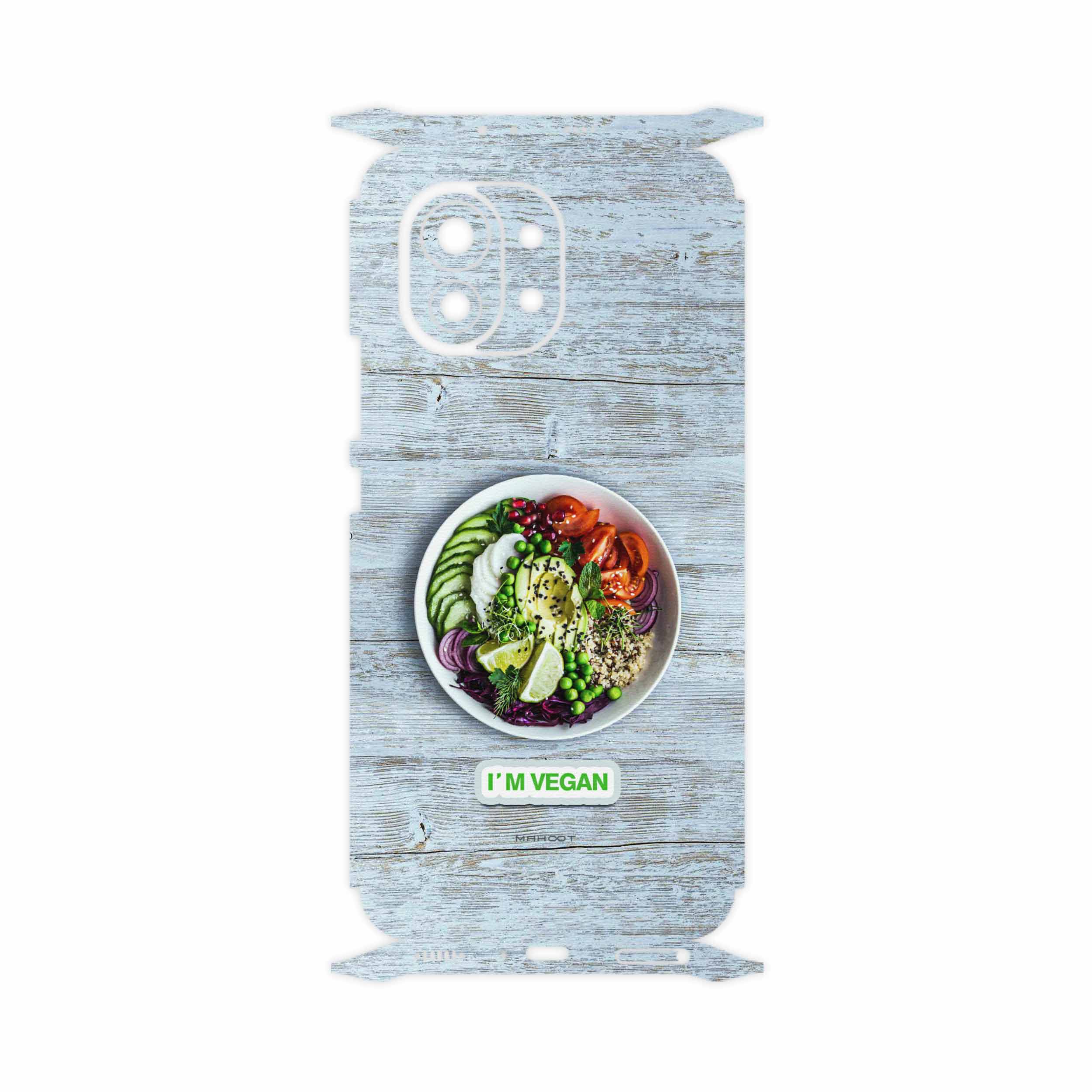 برچسب پوششی ماهوت مدل I'm-vegan-FullSkin مناسب برای گوشی موبایل شیائومی Mi 11 5G