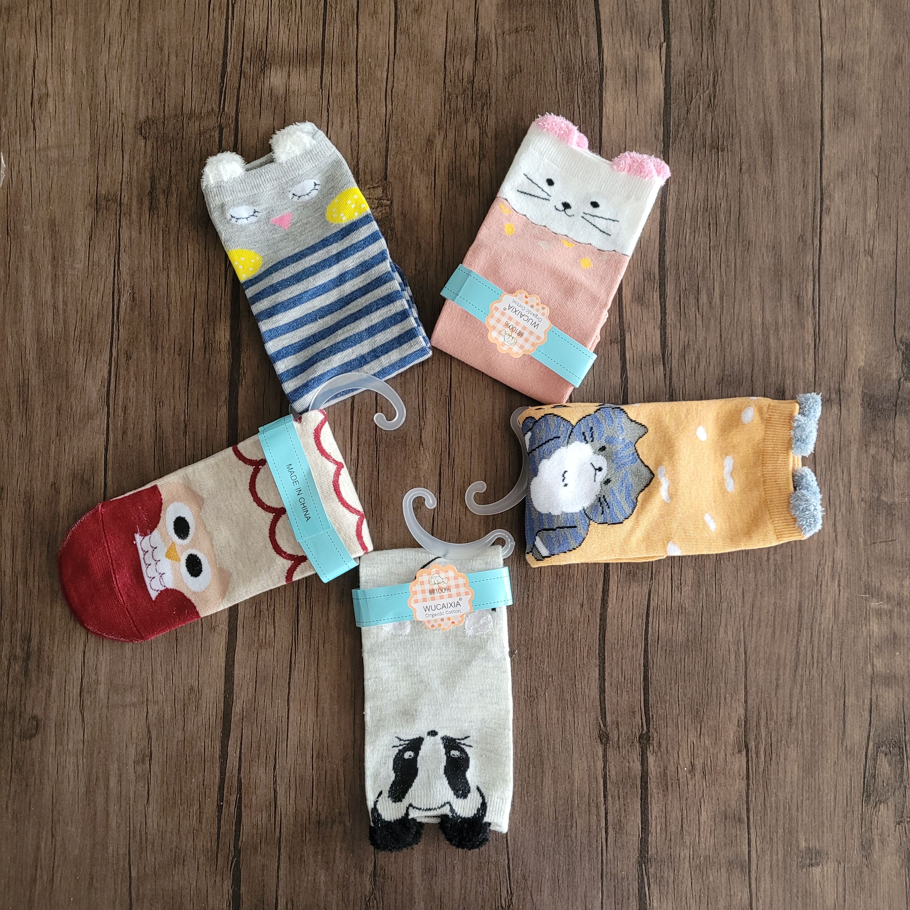 جوراب ساقدار فانتزی وارداتی فری سایز مناسب سایز 35 تا 40