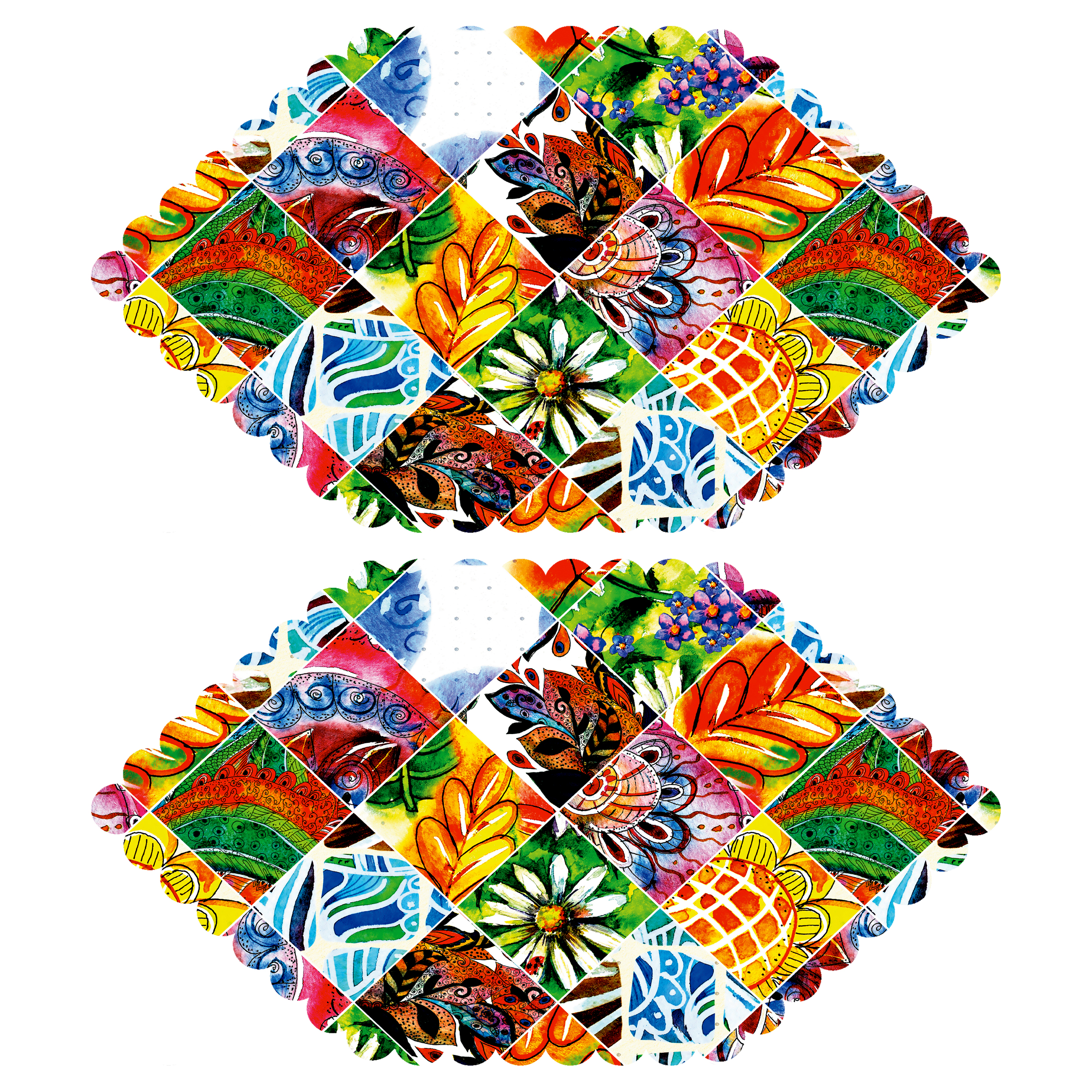 ست رومیزی 2 تکه مدل T5-42805