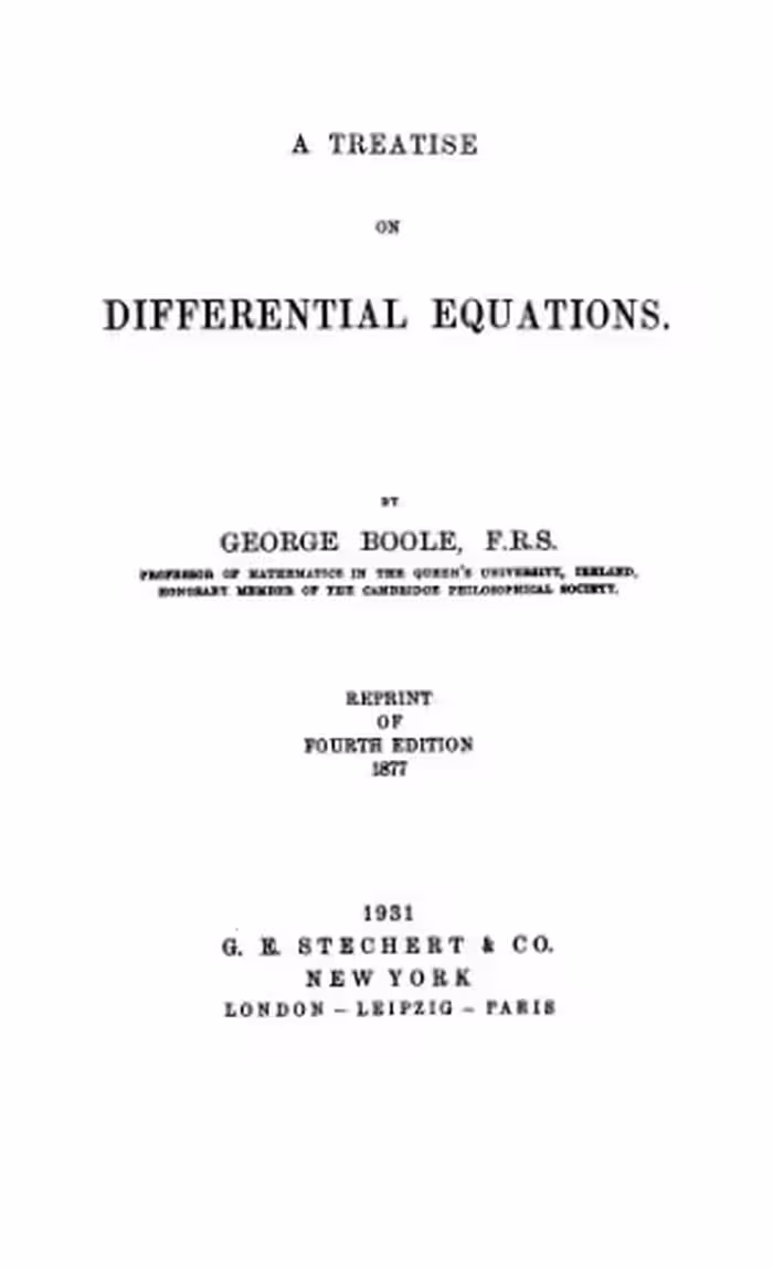 خرید و دانلود نسخه کامل کتاب A treatise on differential equations