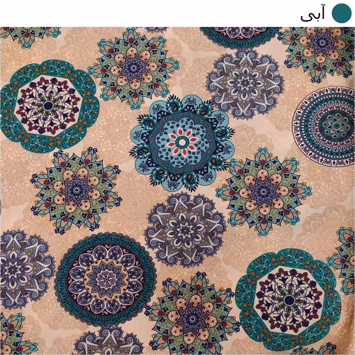 ملحفه تشک مهمان سندس مدل خورشیدی کد F02 سایز 195x100 سانتی متر