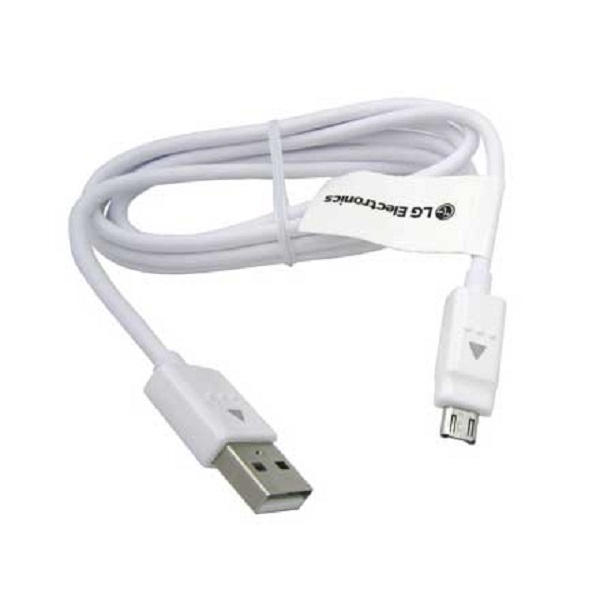 کابل تبدیل USB به microUSB ال جی مدل dc09wk طول 1 متر