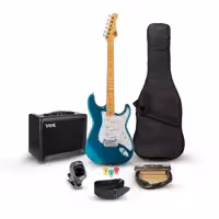 گیتار G&amp;L Pack No.2 Tribute COMANCHE MP Emerald Blue
