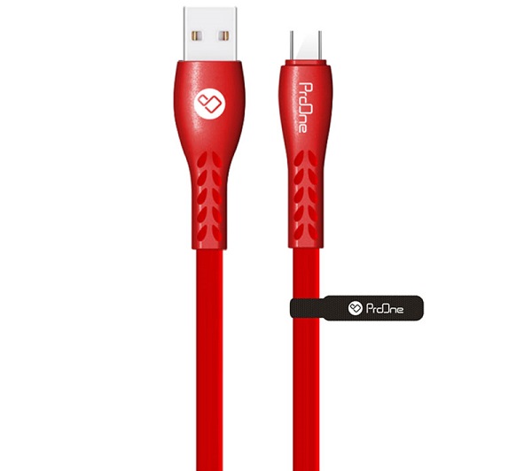 کابل شارژ USB به Type-C پرووان مدل ProOne Charge&amp;Sync Type-C Fast Charge Cable PCC255C