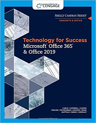 خرید و دانلود نسخه کامل کتاب Technology for Success and Shelly Cashman Series Microsoft Office 365 & Office 2019 - PDF