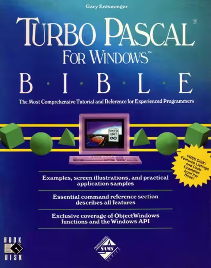 خرید و دانلود نسخه کامل کتاب Turbo Pascal for Windows Bible