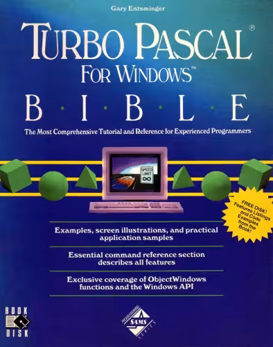 خرید و دانلود نسخه کامل کتاب Turbo Pascal for Windows Bible