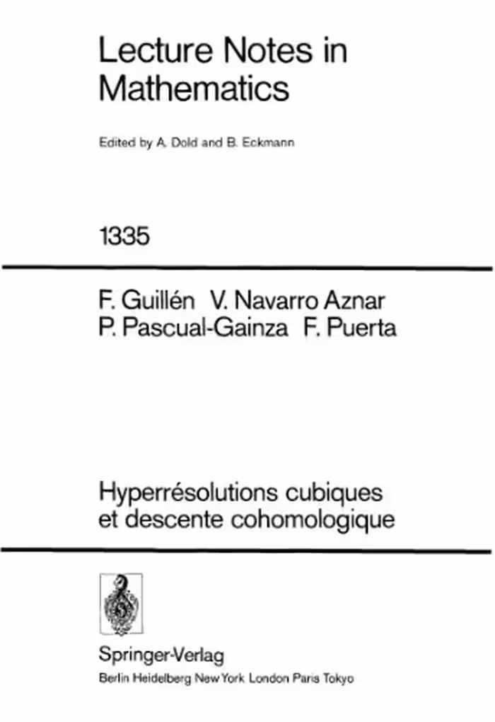 خرید و دانلود نسخه کامل کتاب Hyperrésolutions cubiques et descente cohomologique
