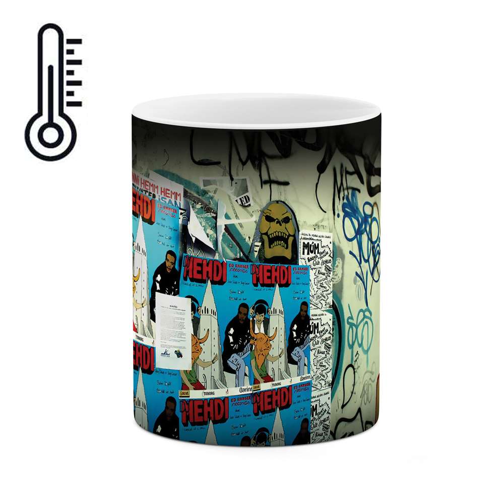 ماگ حرارتی طرح دیوارنویس Mehdi مدل mgh00503