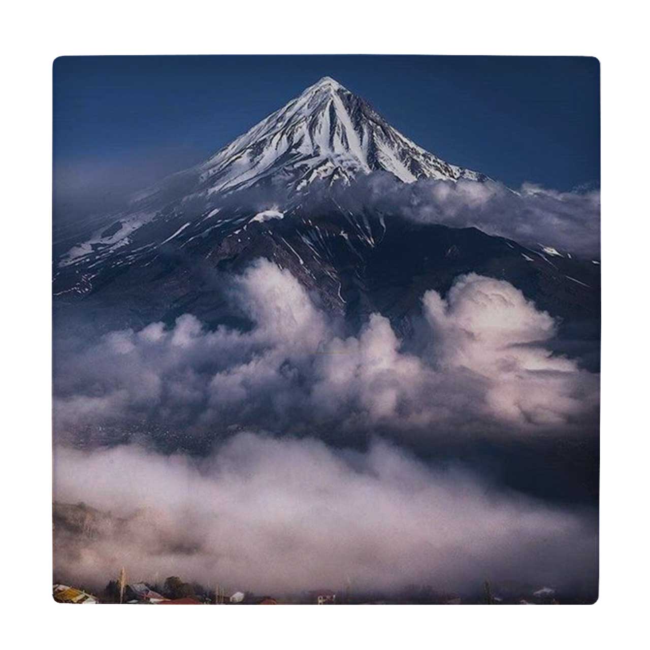  کاشی کارنیلا طرح دماوند و ابرها کد wk4558