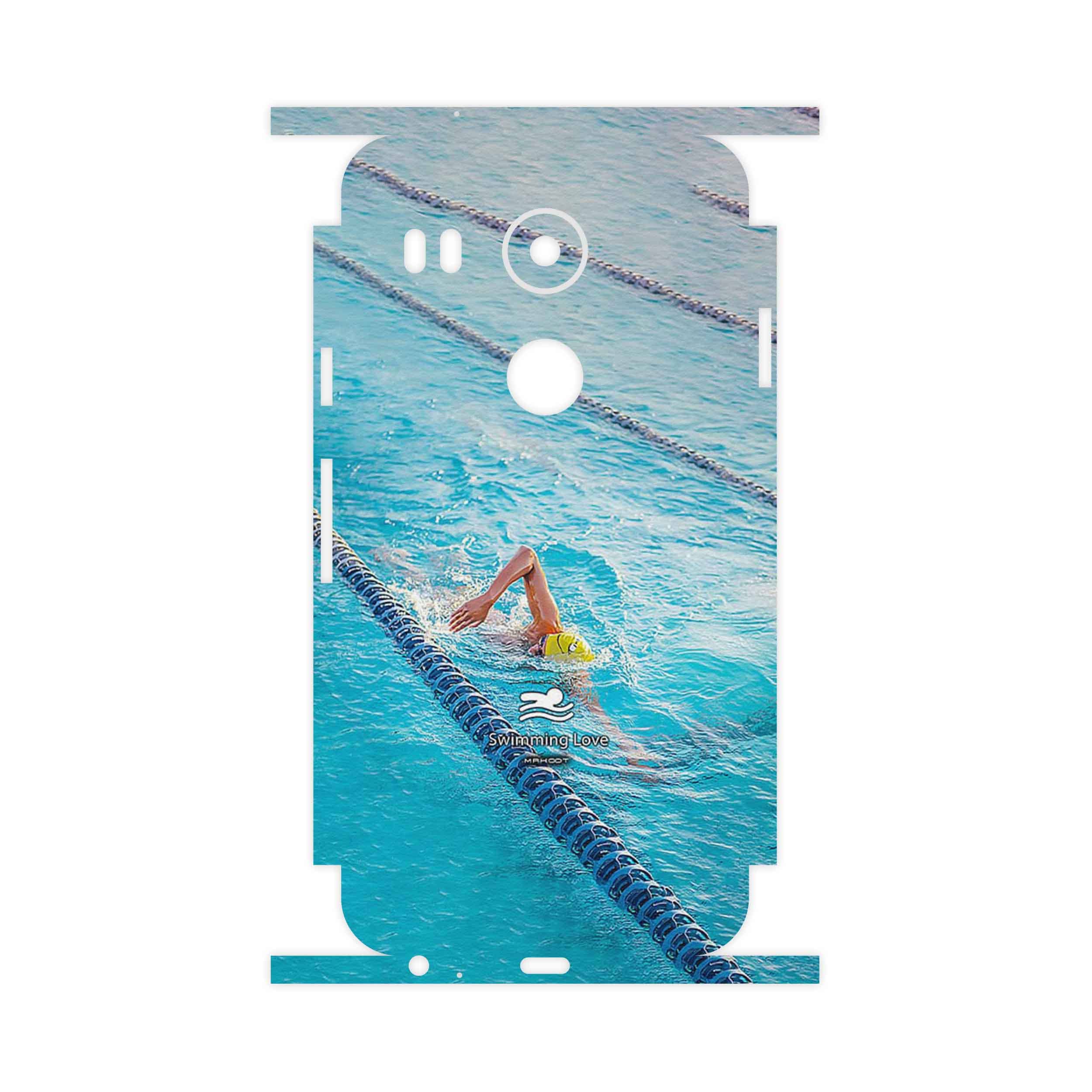 برچسب پوششی ماهوت مدل Swimming-FullSkin مناسب برای گوشی موبایل گوگل Nexus 5X