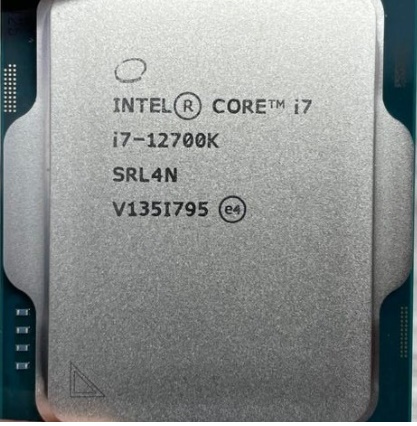 پردازنده CPU اینتل بدون باکس مدل Core i7-12700K فرکانس 2.70 گیگاهرتز