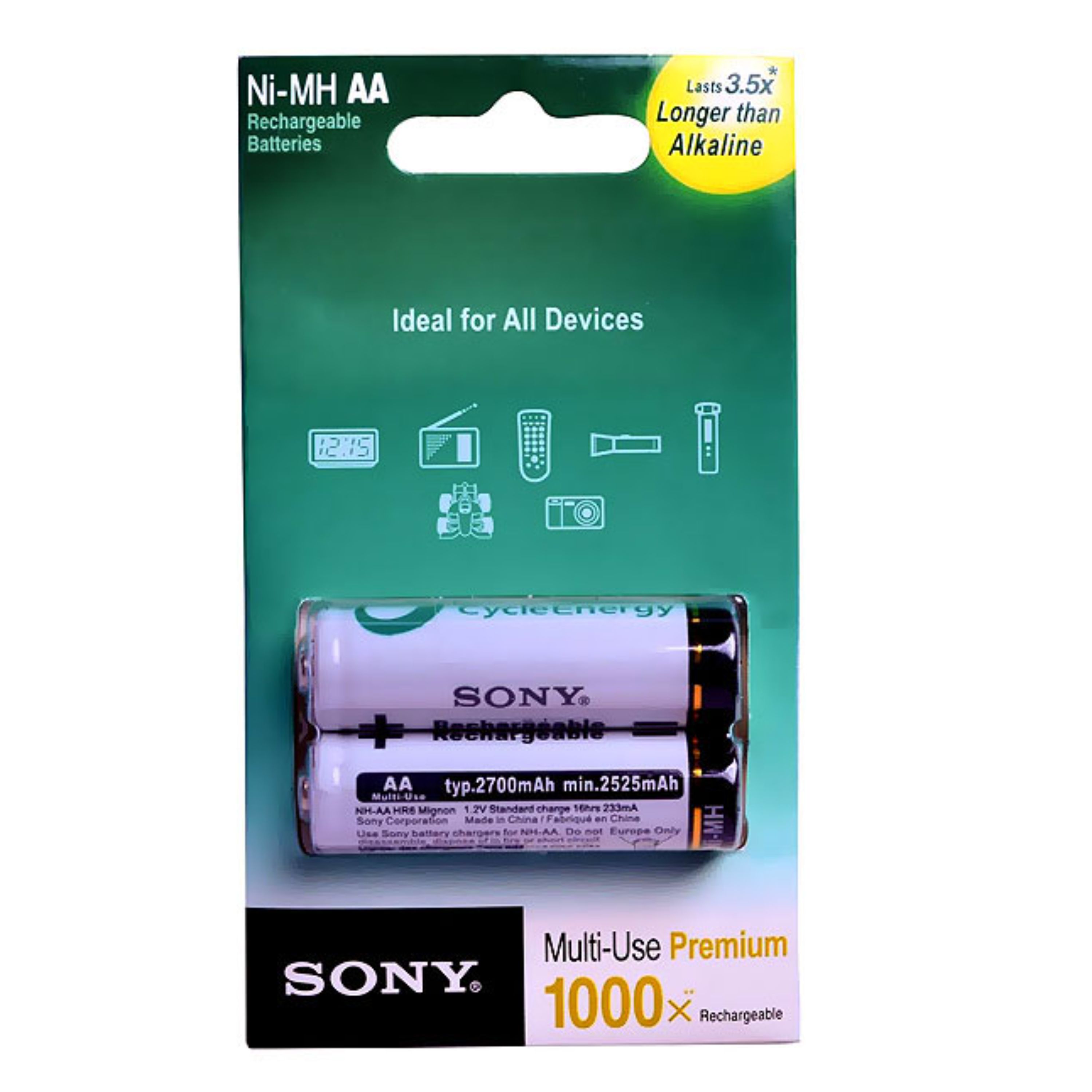 باتری شارژی قلمی AA سونی 2700 اورجینال مخصوص دوربین