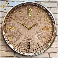 ساعت دیواری اورجینال ولدر PVC نقره ای| کد رفرنس 7014