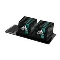 زیر لیوانی ماهوت مدل adidas-Logo بسته 12 عددی