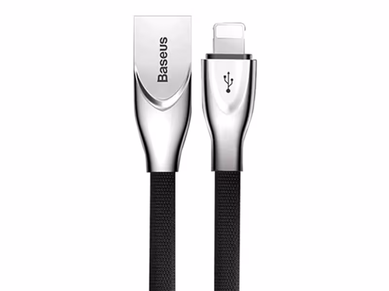 کابل شارژ و انتقال داده لایتنینگ بیسوس مدل Zinc Alloy Cable بطول 1 متر