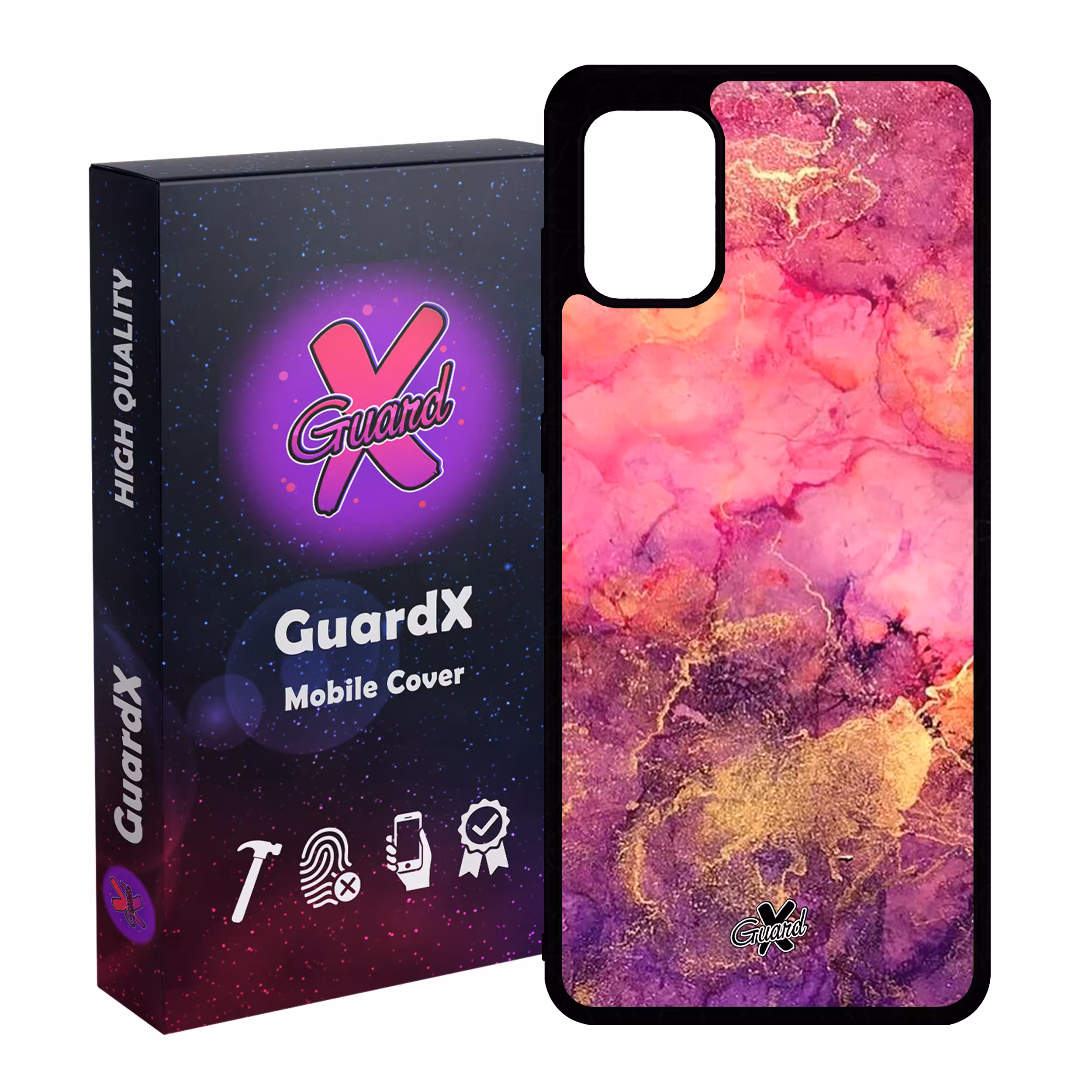 کاور گارد ایکس طرح ماربل مدل Glass10283 مناسب برای گوشی موبایل سامسونگ Galaxy A31