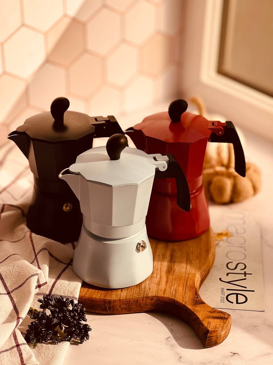 موکاپات 3 کاپ رنگی