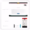 برچسب پوششی ماهوت مدل Metallic-White مناسب برای تبلت سامسونگ Galaxy Tab S3 9.7 2017 T825