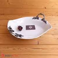 کشکول چینی ماندانا دسته پیوتر(میوه خوری)