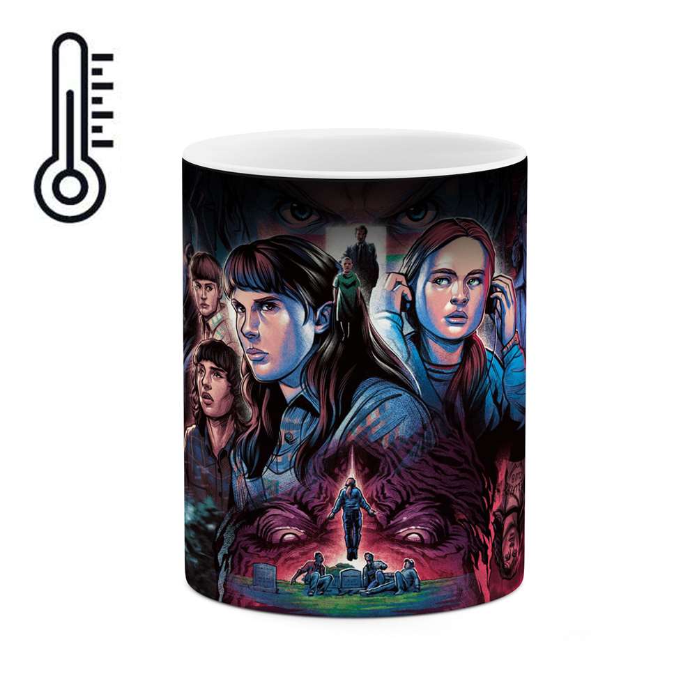 ماگ حرارتی طرح سریال StrangerThings مدل mgph12965