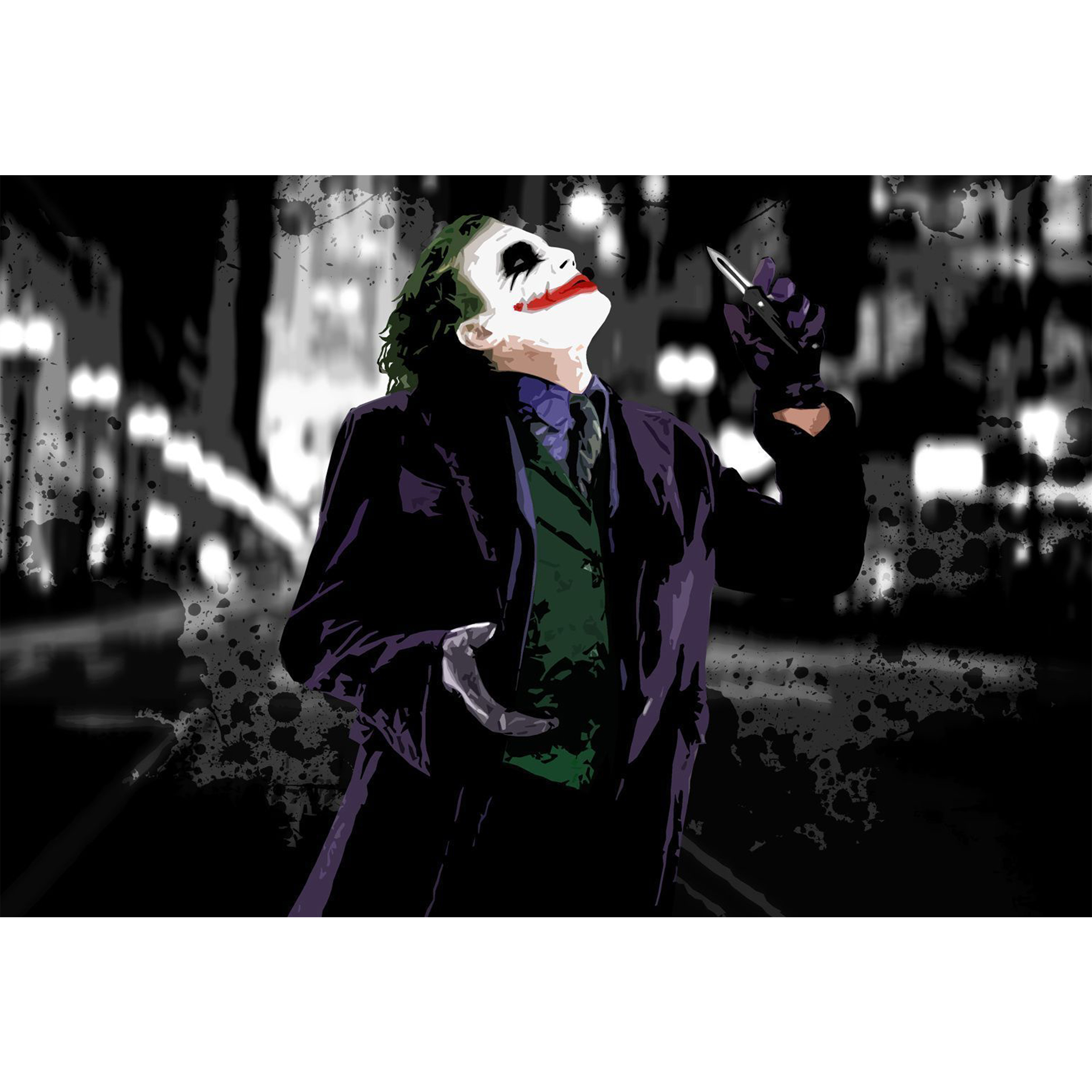 تابلو شاسی مدل تابلو شاسی طرح جوکر شوالیه تاریکی مدل T1054