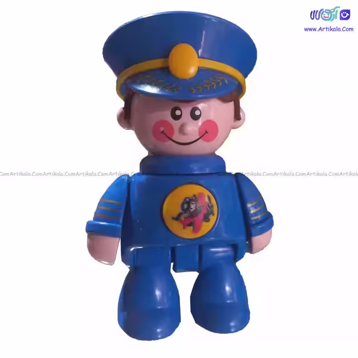 آدمک نشکن صدادار مدل پلیس مدل bt