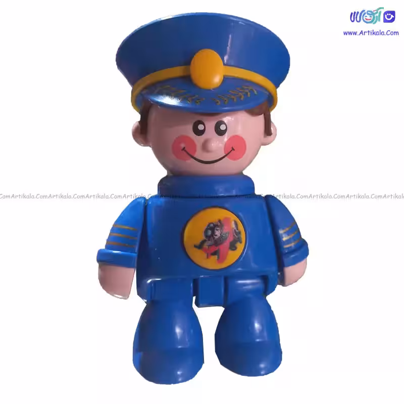 آدمک نشکن صدادار مدل پلیس مدل bt