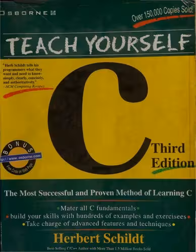 خرید و دانلود نسخه کامل کتاب Teach Yourself C
