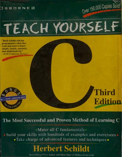 خرید و دانلود نسخه کامل کتاب Teach Yourself C