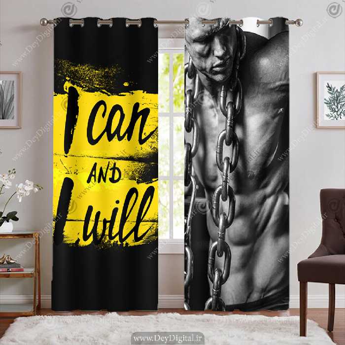 پرده پانچی برای باشگاه بدنسازی مردانه BA-7187