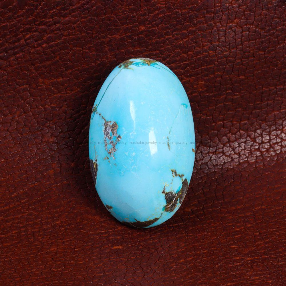 نگین فیروزه شجری کد 14367 - جواهری مشاهیر