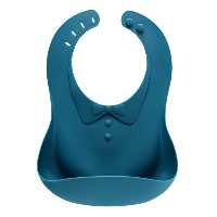 پیشبند نوزاد طرح پاپیون  رنگ سرمه ای 