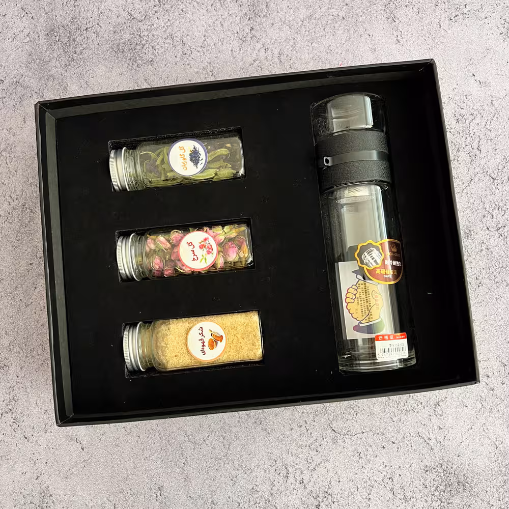 پک هدیه دمنوش ساز(بطری دمنوش)