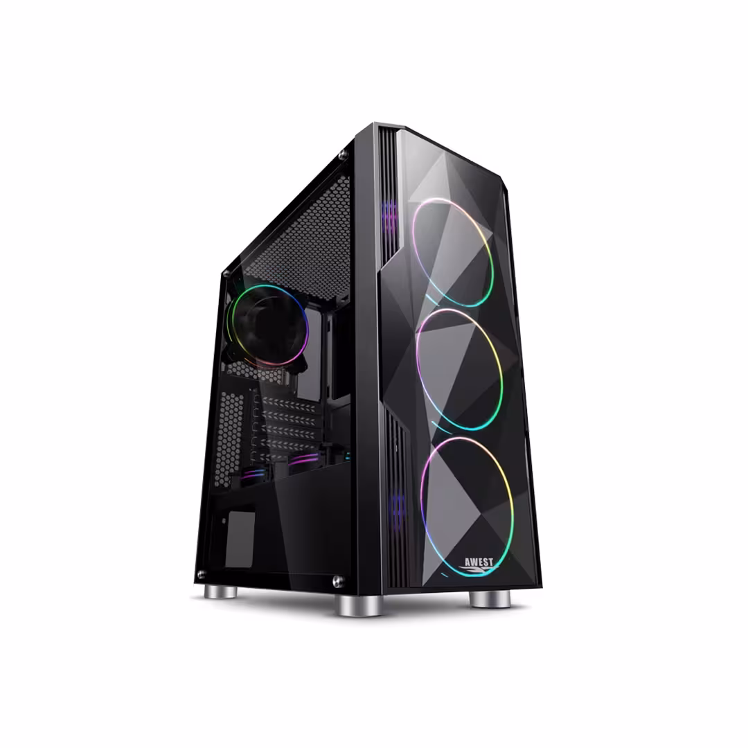 کیس کامپیوتر اوست AWEST GT-AV02-BG - آبتین مال