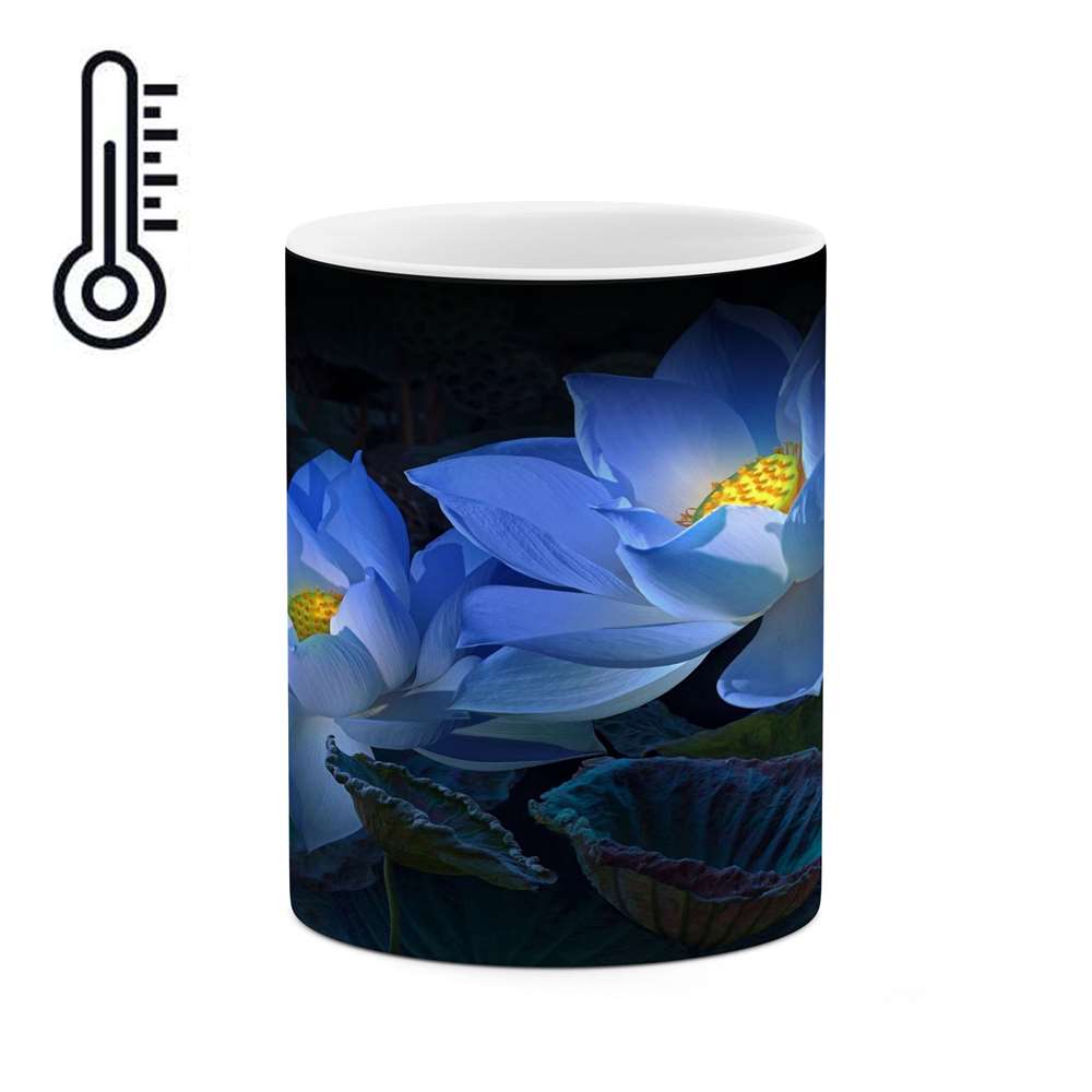 ماگ حرارتی کاکتی طرح گل مدل mgh17332