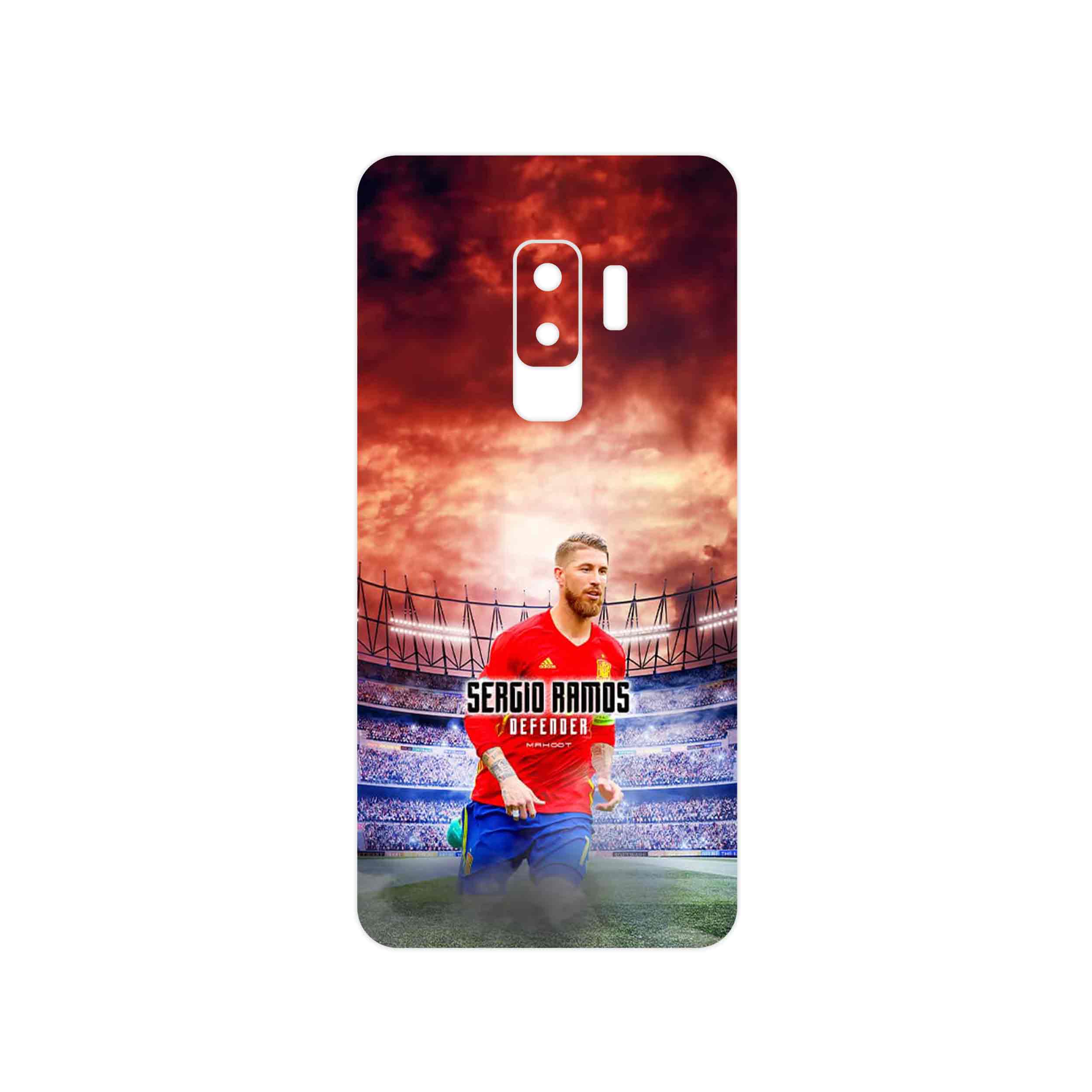 برچسب پوششی ماهوت مدل Sergio Ramos مناسب برای گوشی موبایل سامسونگ Galaxy S9 Plus