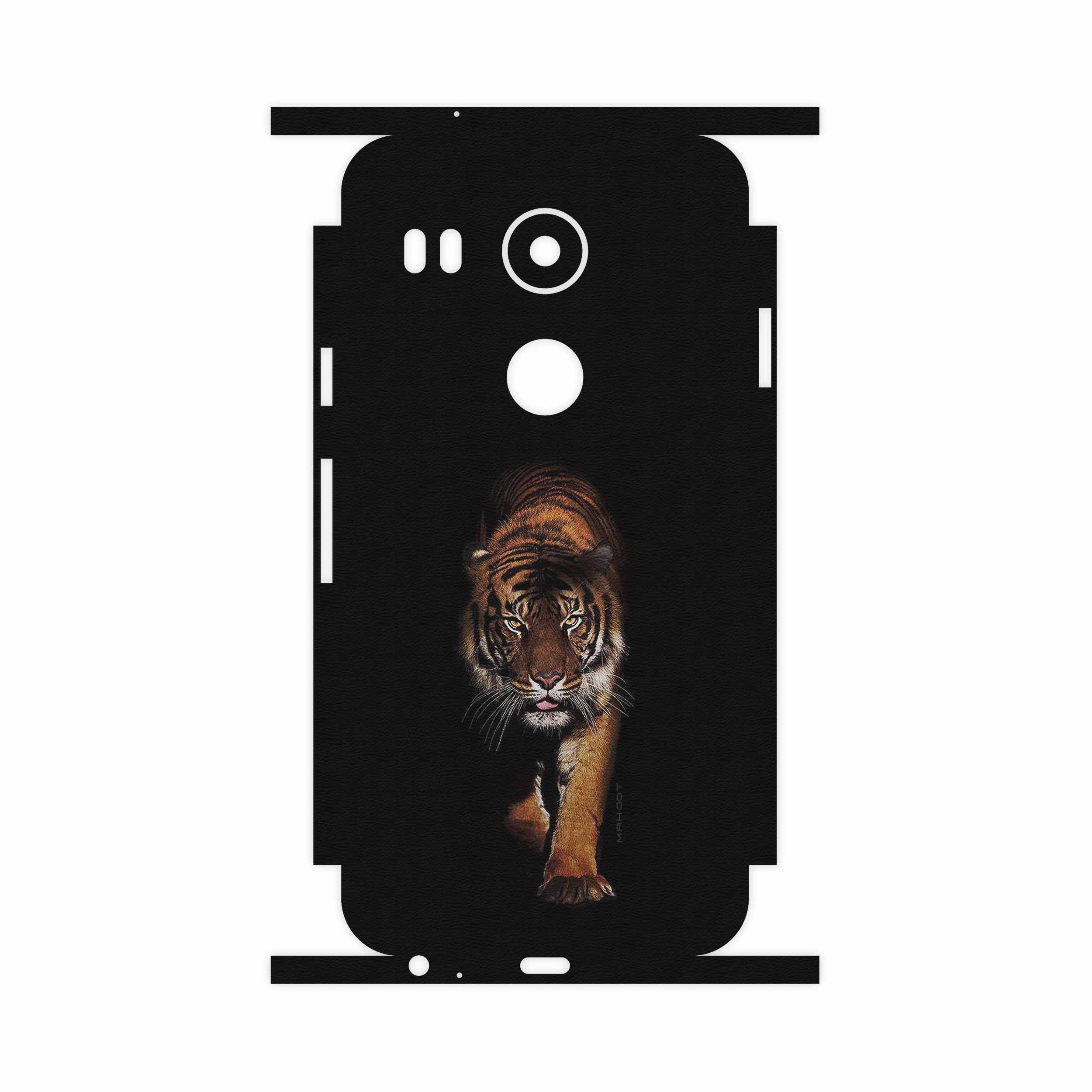 برچسب پوششی ماهوت مدل Wild Tiger-FullSkin مناسب برای گوشی موبایل گوگل Nexus 5X