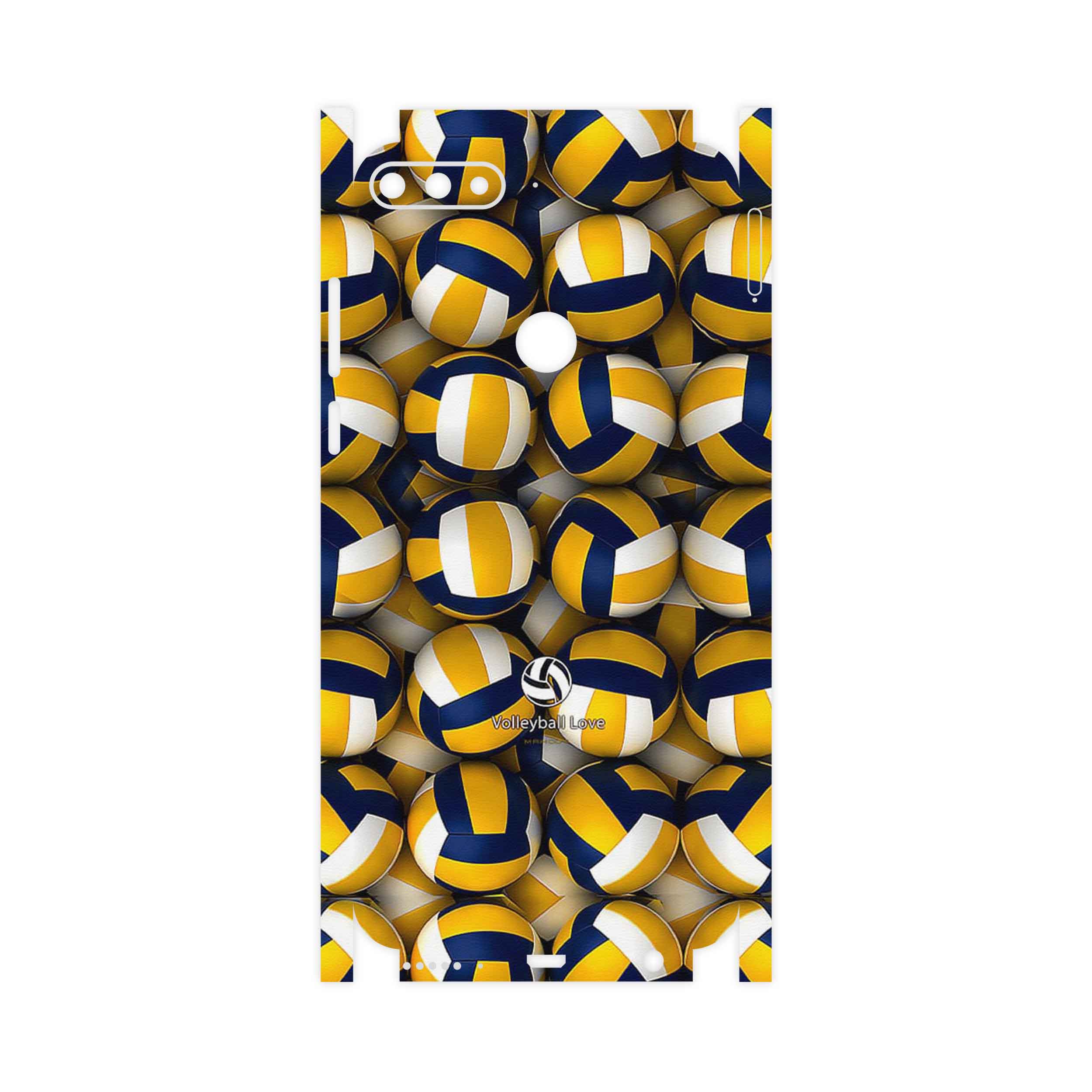 برچسب پوششی ماهوت مدل Volleyball-FullSkin مناسب برای گوشی موبایل هوآوی Y7 Prime 2018