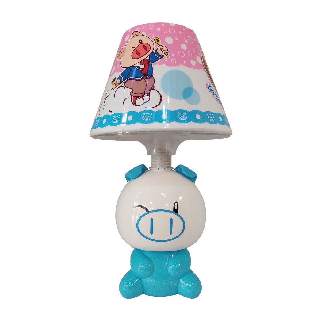 آباژور رومیزی نوزاد و کودک سفید و آبی